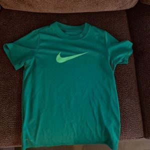 Nike green/light green swoosh t-shirt